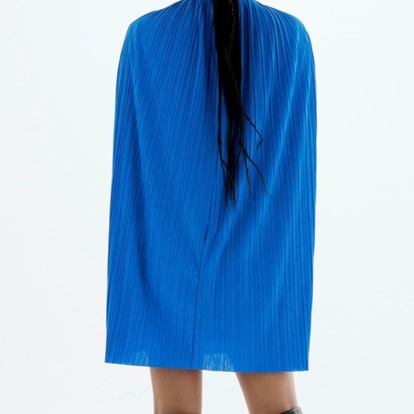 COPY - Pleated cape dress - Picture 5 of 11